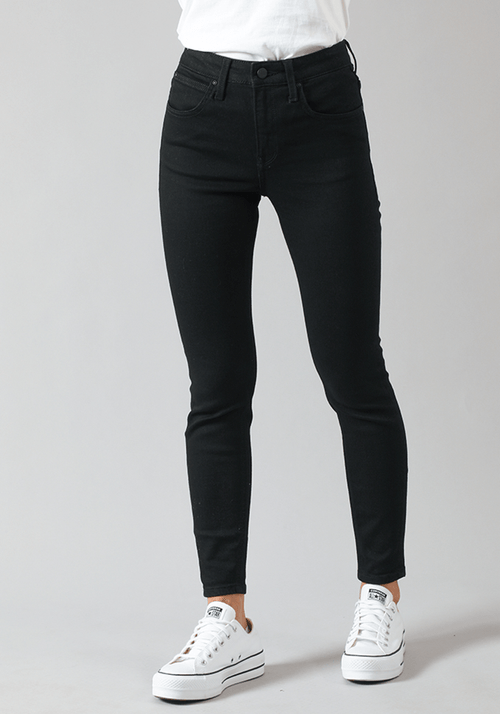 Jeans Mujer Tiro Alto Scarlett High Skinny Fit Black Resin