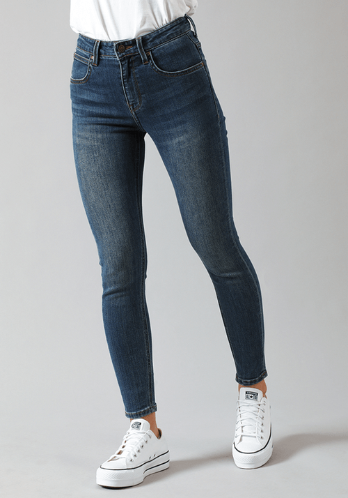 Jeans Mujer Tiro Alto Scarlett High Skinny Fit Clean