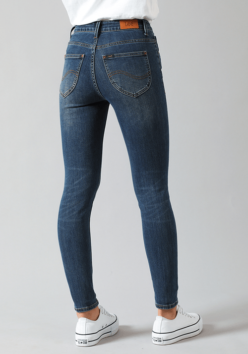 Jeans Mujer Tiro Alto Scarlett High Skinny Fit Clean