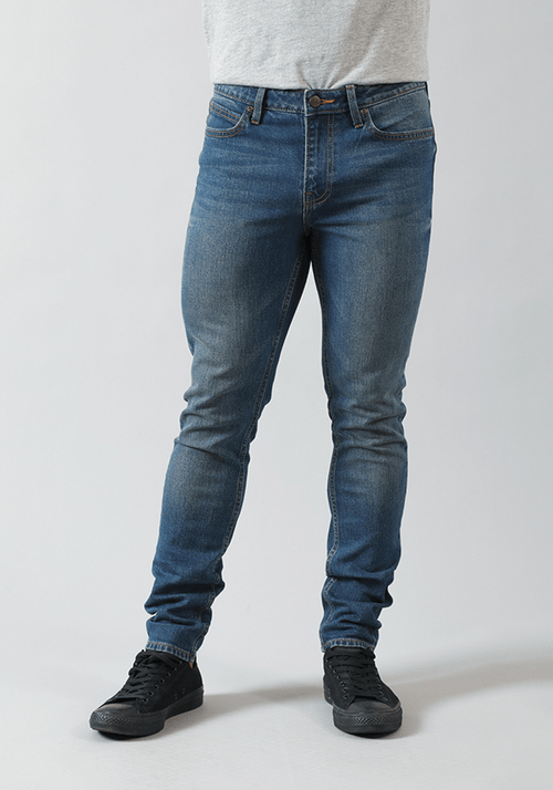Jeans Hombre Skinny Fit Mid Blue Street