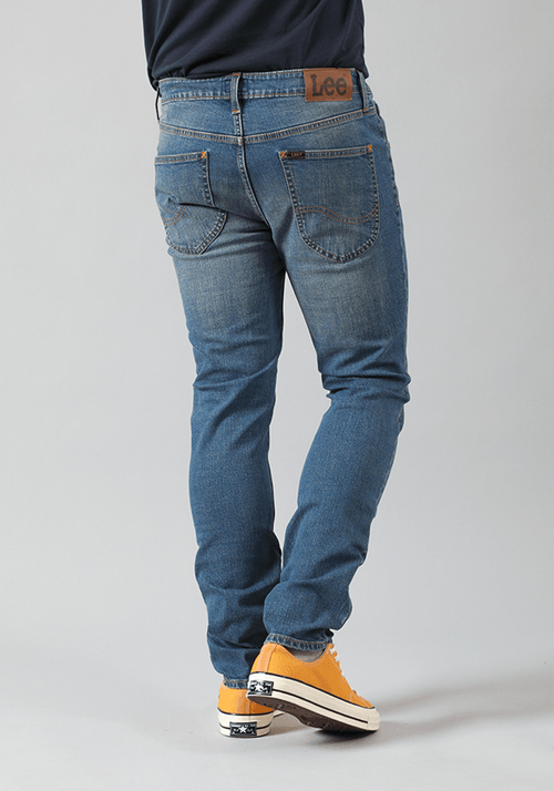 Jeans Hombre Slim Fit Medium Localizado