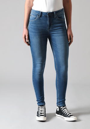 Jeans Mujer Tiro Alto Ivy Skinny Fit Clean Play