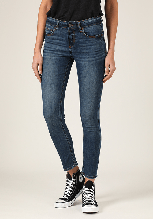 Jeans Mujer Elly Up Slim Fit Wash Blue