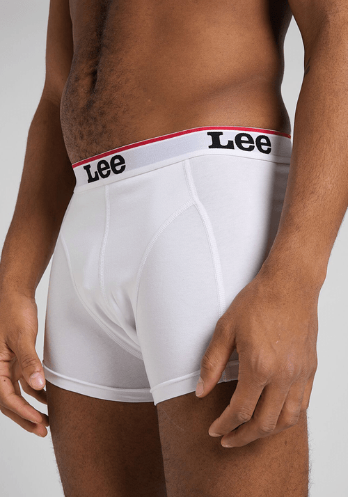 Boxer Hombre 2-Pack Trunk White & Red