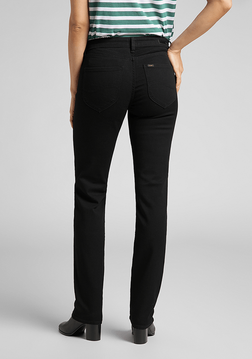 Jeans Mujer Marion Straight Fit Black Rinse