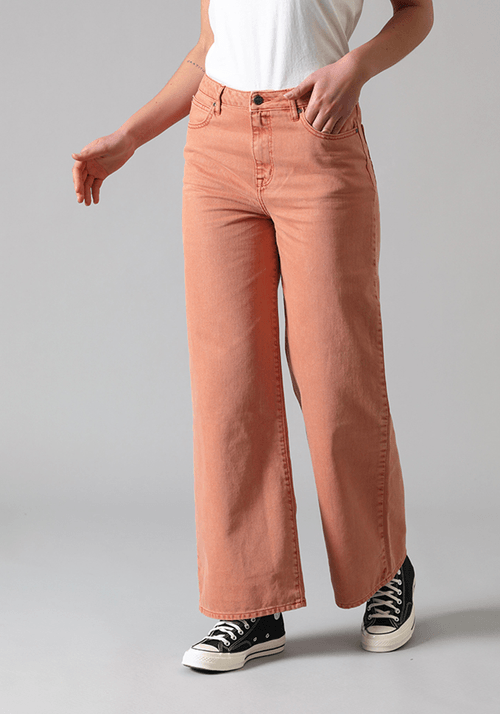 Jeans Mujer Tiro Alto Stella A Line Relaxed Fit Firestone