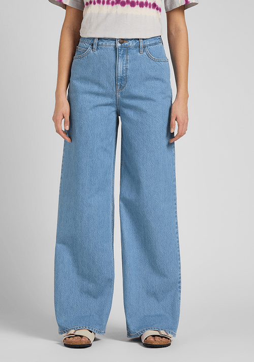 Jeans Mujer Tiro Alto Stella A Line Relaxed Fit Light Vada