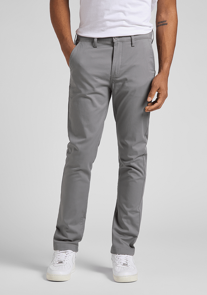 Pantalón Hombre Chino Slim Fit Steel Grey - Jeans Chile