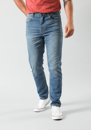 Jeans Hombre Austin Jogg Regular Tapered Fit Mid Blue Grass
