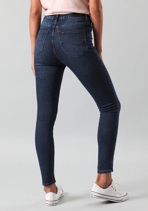 Jeans Mujer Tiro Alto Ivy Skinny Fit Dark Usk