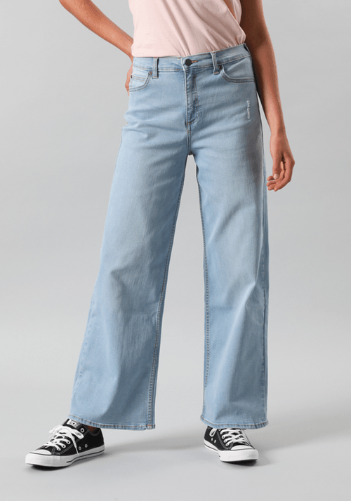 Jeans Mujer Tiro Alto Stella A Line Relaxed Fit Light Alton