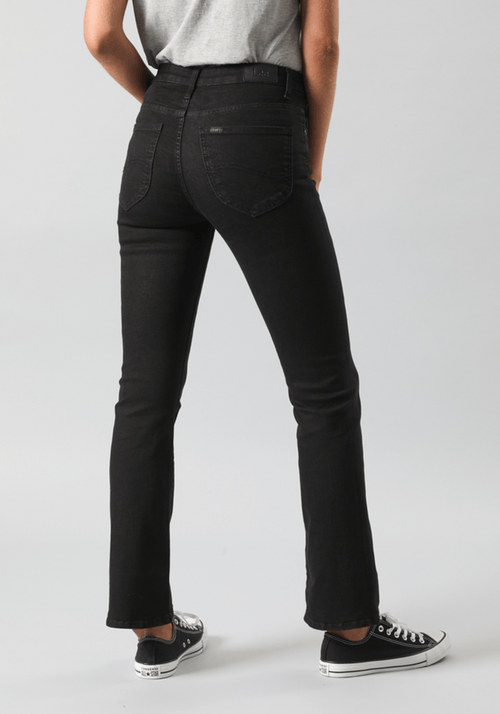 Jeans Mujer Tiro Alto Breese Flare Fit Black Rinse II