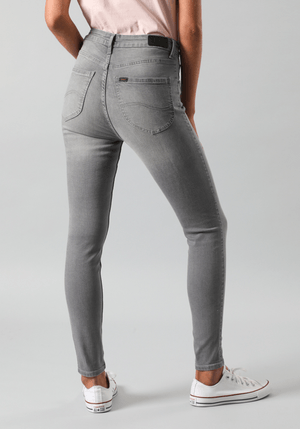 Jeans Mujer Tiro Alto Ivy Skinny Fit High Grey Holly