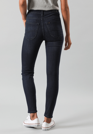 Jeans Mujer Tiro Alto Scarlett High Skinny Fit Worn Eboy
