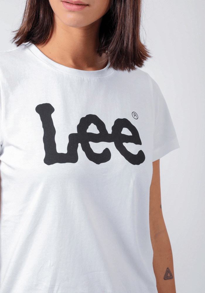 Polera Mujer Logo Lee Tee White Lee Jeans Chile