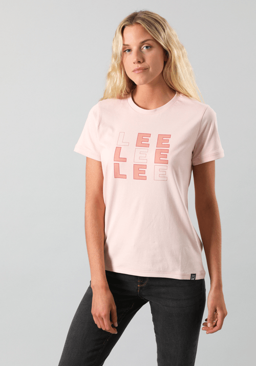 Polera Mujer Easy Tee Squared Pale Rose