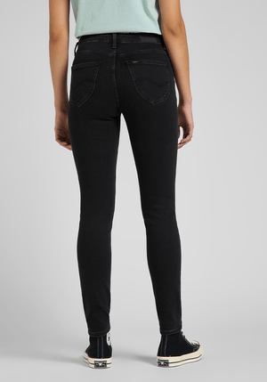 Jeans Mujer Tiro Alto Foreverfit Skinny High Fit Black Avery