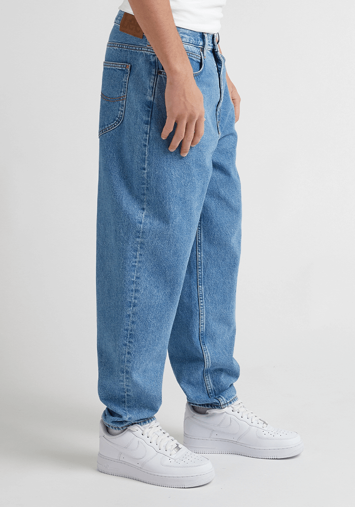 Pantalones holgados de cintura alta para hombre, pantalón