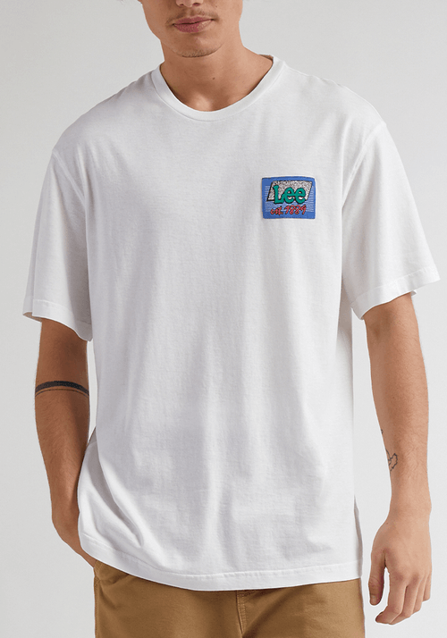 Polera Hombre 80S Loose Graphic Tee Bright White