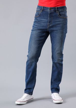 Jeans Hombre Austin Regular Tapered Fit Winter Weather Mid