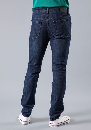 Jeans Hombre Rider Button Fly Slim Fit Deep Water