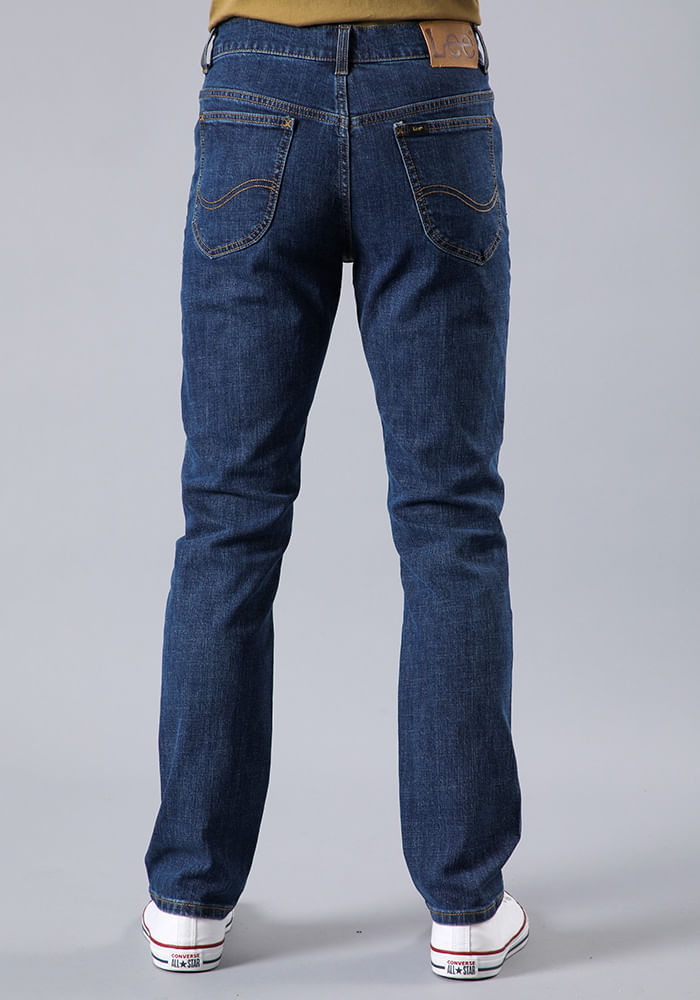 Jeans Hombre Brooklyn Classic Straight Fit Dark Stonewash I - Lee Jeans  Chile