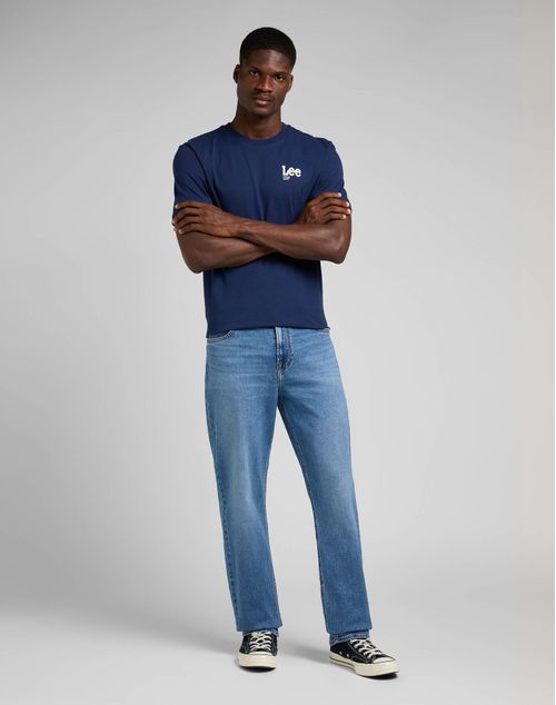 Jeans Hombre West Relaxed Straight Fit Rolling Blue