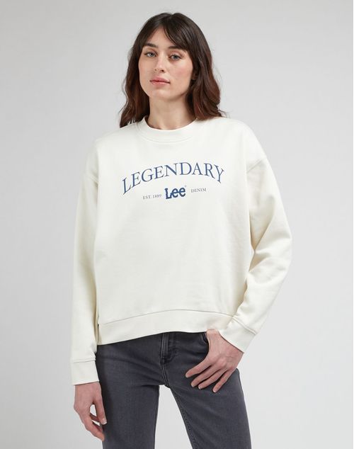 Polerón Mujer Legendary Sweatshirt Ecru