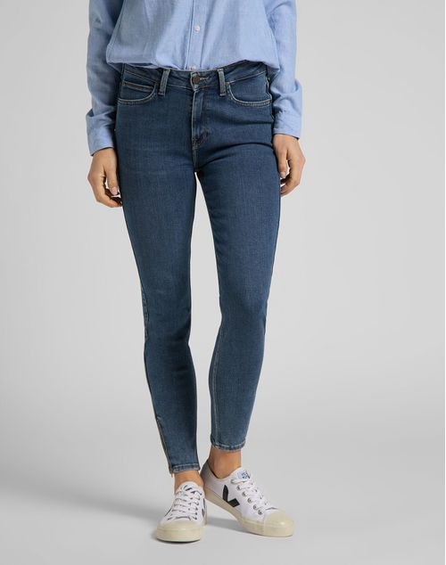 Jeans Mujer Tiro Alto Scarlett High Zip Mid Ely