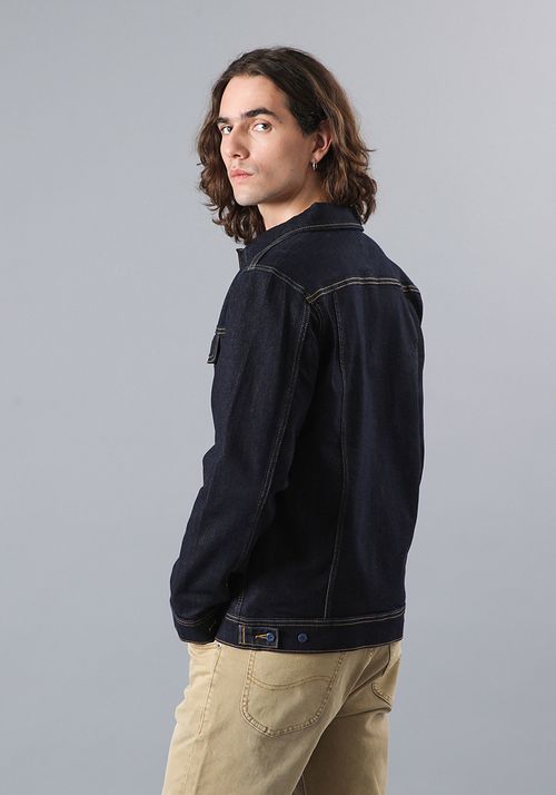 Chaqueta Hombre Rider Denim Jacket Raw