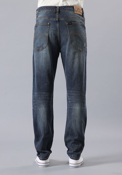 Jeans Hombre Tiro Alto Austin Regular Tapered Fit Light Dust