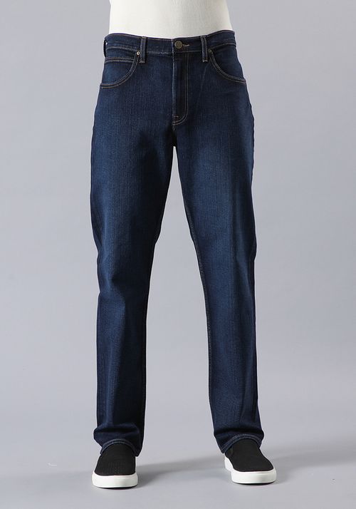 Jeans Hombre Tiro Alto Brooklyn Classic Straight Fit Mid Blue
