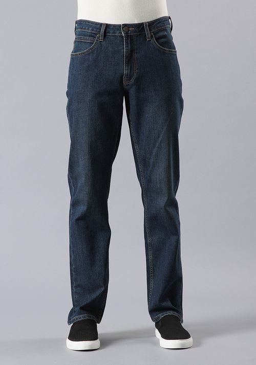 Jeans Hombre Tiro Alto Brooklyn Classic Straight Fit Peach Blue