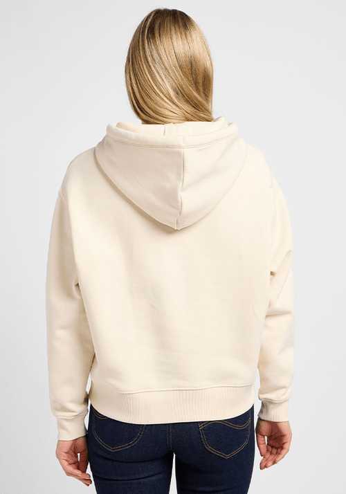 Polerón Essential Hoodie Ecru