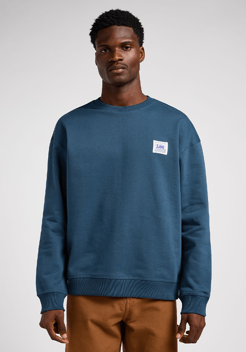 Polerón Workwear Crew SWS Drama Blue