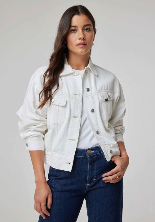 Chaqueta Batwing Jacket White Cloud White
