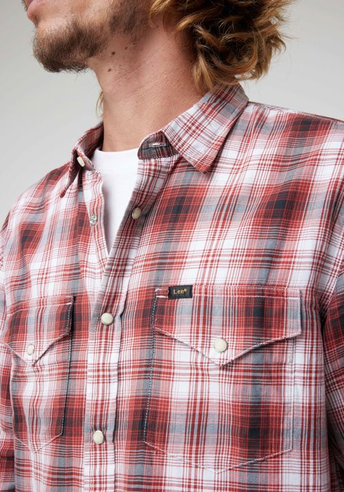 Camisa Western Shirt Garnet Western Check