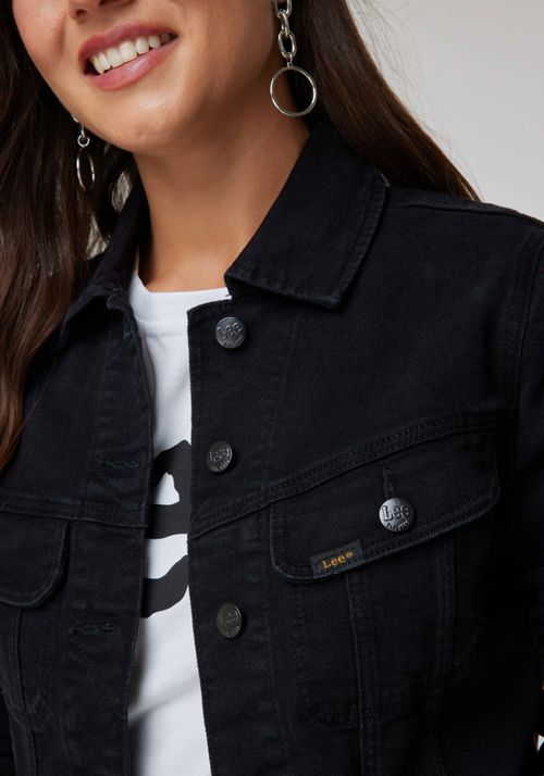 Chaqueta Mujer Rider Jacket Denim Black
