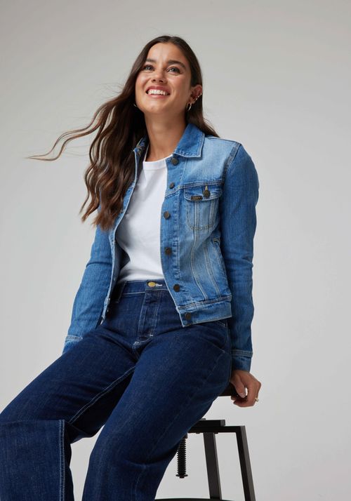 Chaqueta Mujer Slim Rider Mid Blue