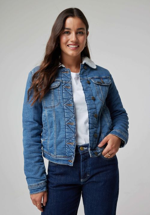 Chaqueta Mujer Sherpa Rider Wash Vintage