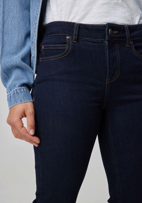 Jeans Mujer Marion Straight Fit Rinse
