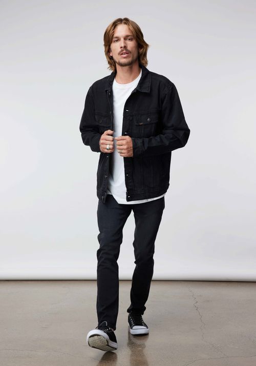 Jeans Lee Luke Slim Tapered Fit Black