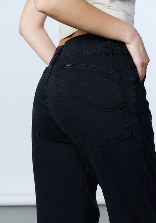 Jeans Lee Carrot Regular Washed Black